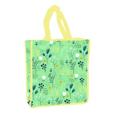 Virág Green shopping bag 34 cm