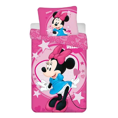 Disney Minnie Hello ágyneműhuzat 140×200cm, 70×90 cm microfibre