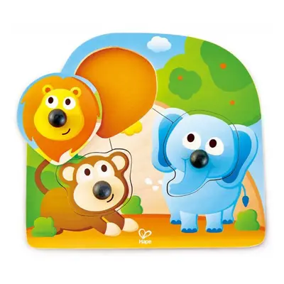 Hape Hape Fogantyús puzzle - bébi vadállatok 12 hó+