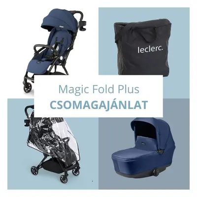 Leclerc Magicfold Bundle Deal babakocsi szett csomagajánlat - Blue