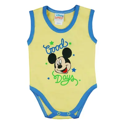 Disney Mickey "Good Days" ujjatlan baba body sárga