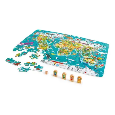 Hape Hape A világ körül puzzle és társasjáték