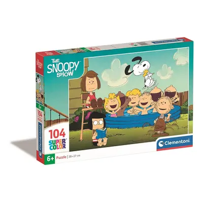 Snoopy Pool Party 104 db-os puzzle Clementoni