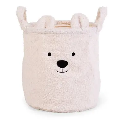 Childhome Teddy Kosárka- 30x30x30 Cm - Törtfehér