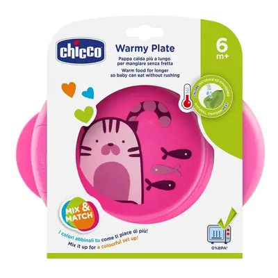 Warmy Plate melegentartó tányér rózsaszín - Chicco