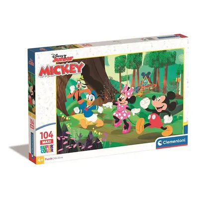 Disney Mickey Lush Forest 104 db-os maxi puzzle Clementoni