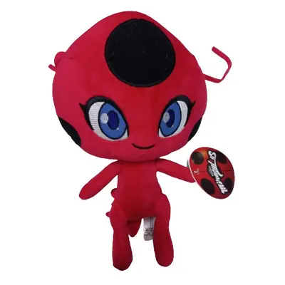 30 cm-es Tikki - Katica plüss figura, Kwami - Miraculous - Csodálatos Katicabogár - ÚJ