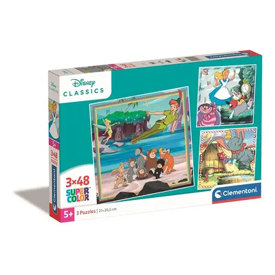 Disney Classics Everlasting 3x48 db-os puzzle Clementoni