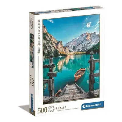 Olaszország Braies Lake 500 db-os puzzle Clementoni