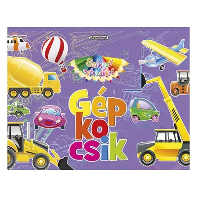 Színező matricákkal - Gépkocsik