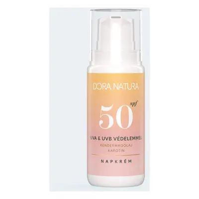 Dora Natura Naptej karotinnal és kendermag olajjal SPF50-100ml