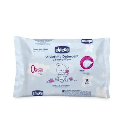 Chicco Natural sensation Lótusz-vizes törlőkendő 16 db-os