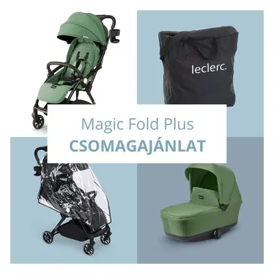 Leclerc Magicfold Bundle Deal babakocsi szett csomagajánlat - Green