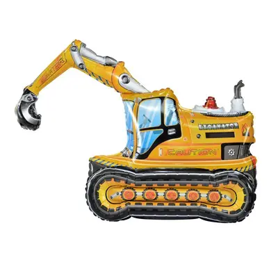 Markológép Excavator 3D fólia lufi 89 cm