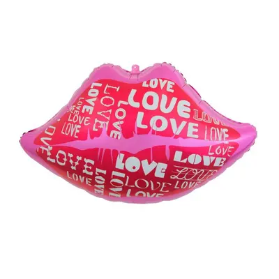 Szerelem Lips fólia lufi 62 cm