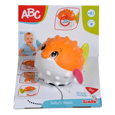 ABC színes csörgő halacska - 14 cm