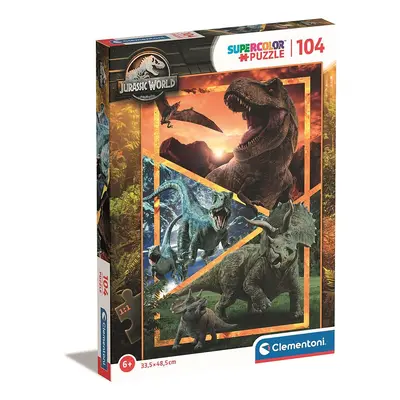 Jurassic World Beasts of the Past 104 db-os puzzle Clementoni