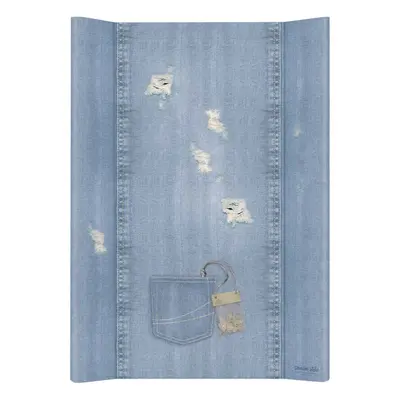 Ceba pelenkázó lap puha 2 oldalú 50x70cm-Denim style shabby kék