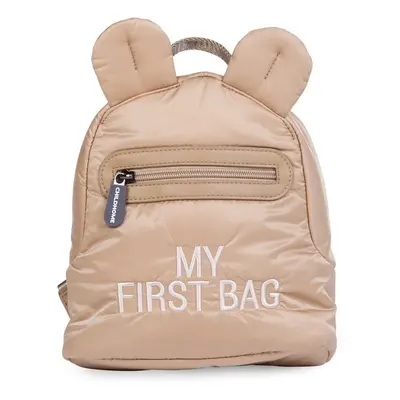 Childhome "My First Bag" Gyermek Hátizsák - Pufi - Bézs-Kifutó termék!