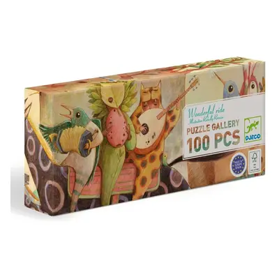 Djeco óriás puzzle - Csodálatos utazás - Wonderful ride - 100 pcs - FSC MIX