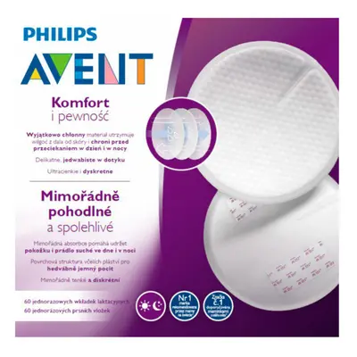 Philips Avent eldobható melltartóbetét nappali 60 db