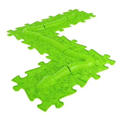 Muffik Ortopédiai Puzzle Szőnyeg - Kígyó Készlet, Lime, 6 db