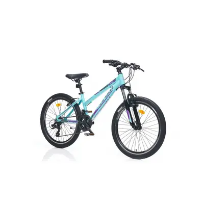 Corelli Via 1.1 Lady 24" gyerek MTB könnyűvázas kerékpár Türkiz