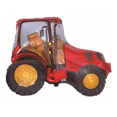 Traktor Red fólia lufi 94 cm