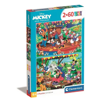 Disney Mickey Orchestra 2x60 db-os puzzle Clementoni