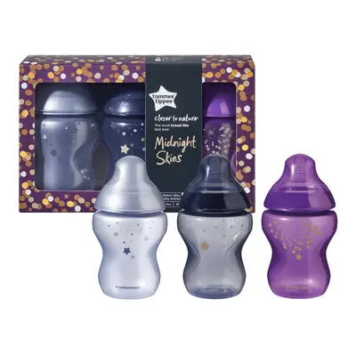 Tommee Tippee CTN cumisüveg trio 3x260 ml - Midnight Skies