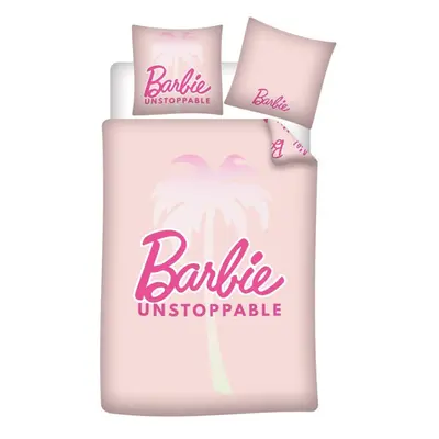 Barbie Unstoppable ágyneműhuzat 140×200cm, 63×63 cm microfibre