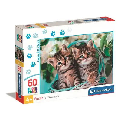 Cicás Lovely Twins 60 db-os puzzle Clementoni