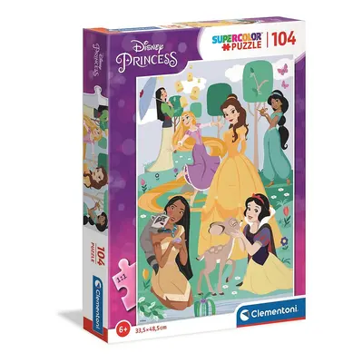 Disney Hercegnők Animals 104 db-os puzzle Clementoni