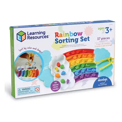 Szivárvány szortírozó játék - Rainbow Sorting Set - Learning Resources