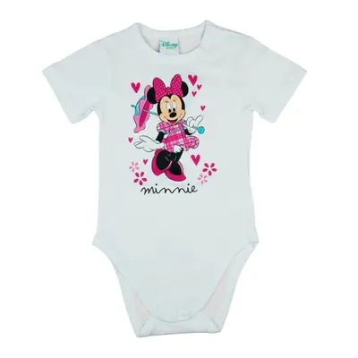 Disney Minnie rövid ujjú babal body fehér