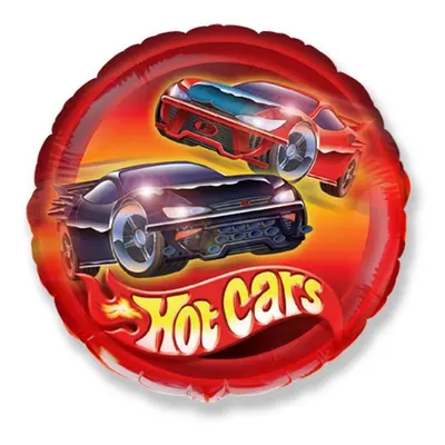 Autó Hot Cars fólia lufi 46 cm (WP)