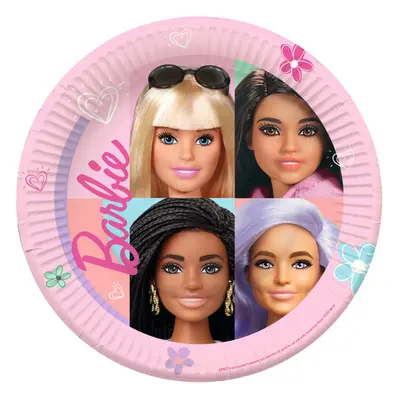 Barbie Sweet Life papírtányér 8 db-os 23 cm