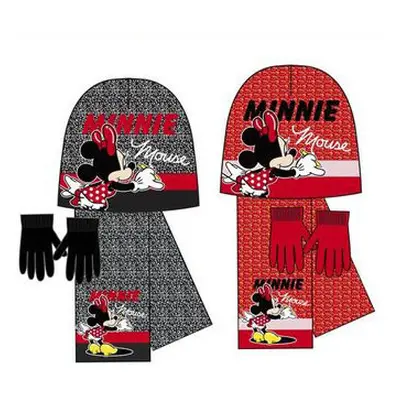 Disney Minnie gyerek sapka + sál + kesztyű szett