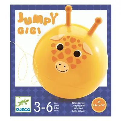 Djeco Ugrálólabda, ∅ 45 cm - Jumpo Gigi - Jumpo Gigi