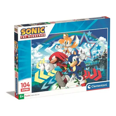 Sonic a sündisznó Star 104 db-os puzzle Clementoni