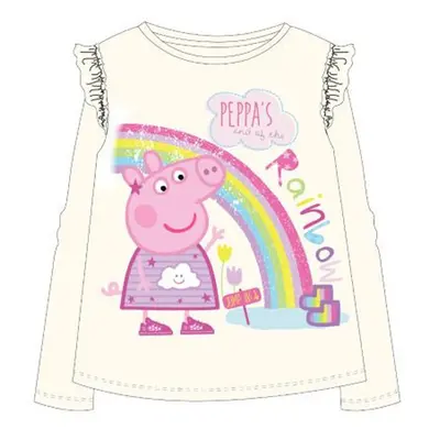 Peppa malac Rainbow gyerek hosszú póló, felső 116 cm