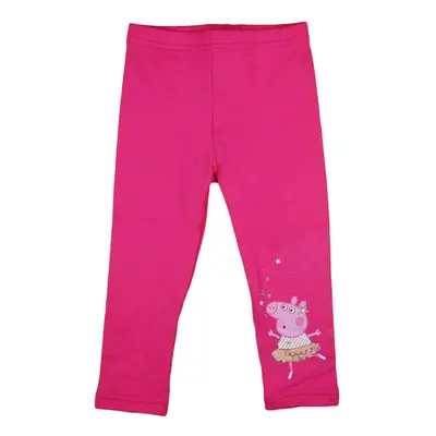 Belül bolyhos kislány leggings Peppa malac mintával