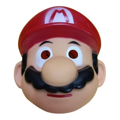 Műanyag maszk, álarc, jelmezkiegészítő - Mario - Super Mario - Nintendo - ÚJ