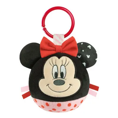 Disney Minnie plüss labdafigura, baba csörgő Clementoni