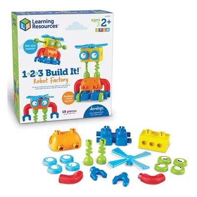 1-2-3 Build It!™ Robotépítő készlet kicsiknek - Learning Resources