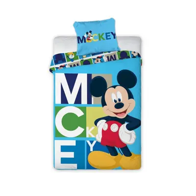 Disney Mickey Timeless Character ágyneműhuzat 140×200cm, 63×63 cm microfibre