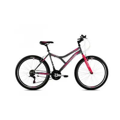 Capriolo Diavolo 600 26" női MTB kerékpár 17" Grafit-Rózsaszín 2020