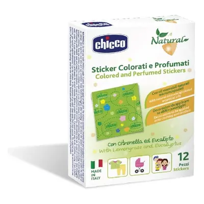 Natural Stickers - illatos tapaszok 12 db citronellával és eukaliptusszal - Chicco