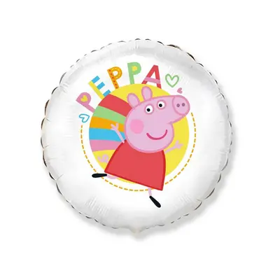 Peppa malac White fólia lufi 48 cm (WP)