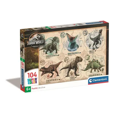 Jurassic World Guide 104 db-os puzzle Clementoni